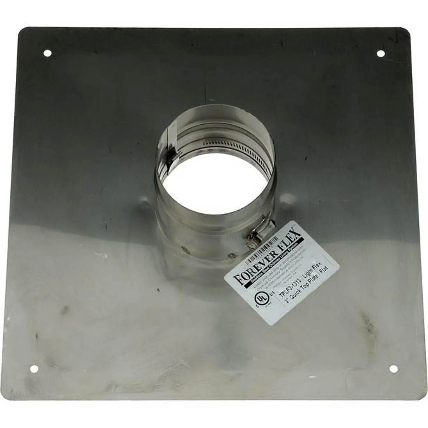 3" Olympia New Universal Flat Top Plate (13" x 13"): TPLF3-1313
