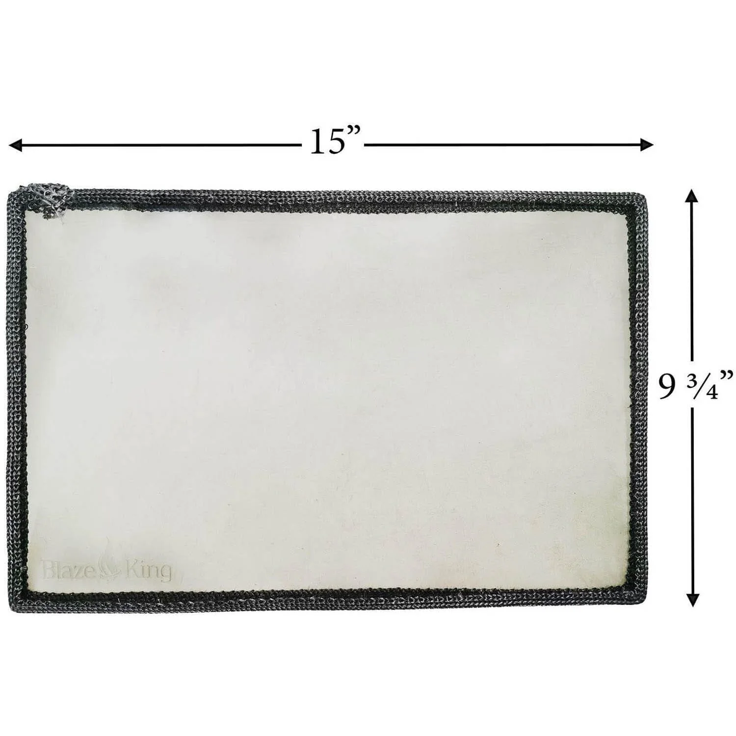 Blaze King Wood Stove Glass W/ Gasket (15" x 9-3/4"): S.Z0256 - Image 2