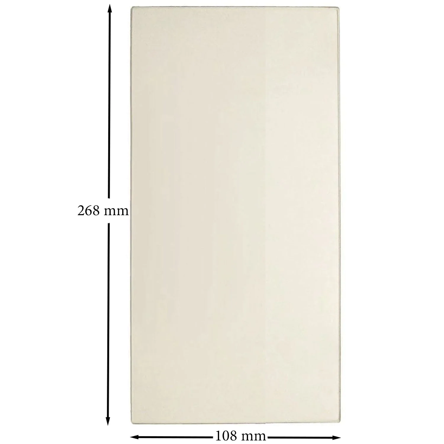 Breckwell Side Door Glass (10-1/2" x 4-1/4" x 3/16"): C-D-032-AMP - Image 3