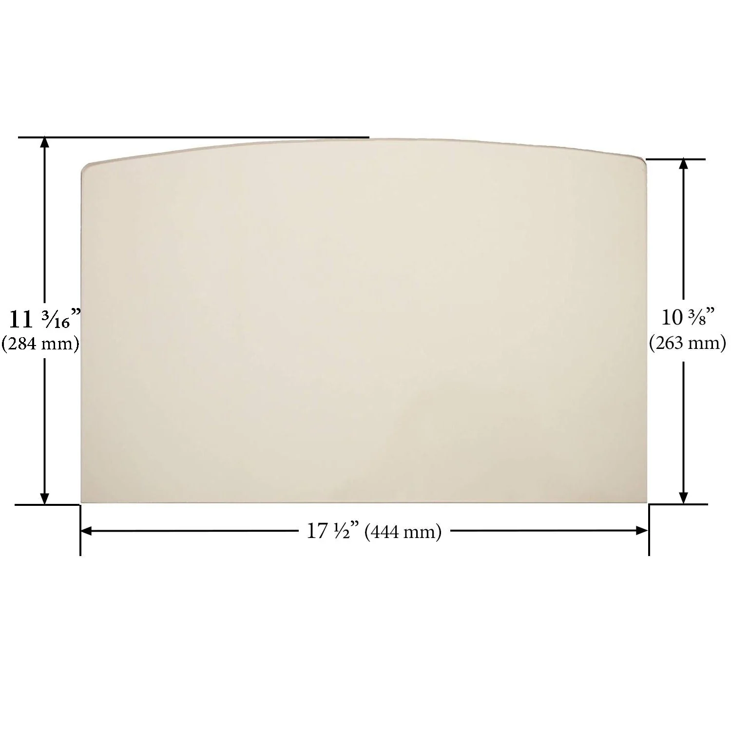 Buck Stove Glass (11 1/8" X 17 1/2"): PG-265191GL-AMP