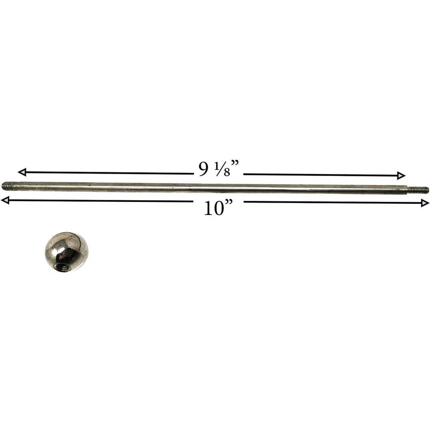 Comfort Bilt Heat Tube Scraper Rod W/ Knob (10"): CB-ROD-SM-AMP - Image 2