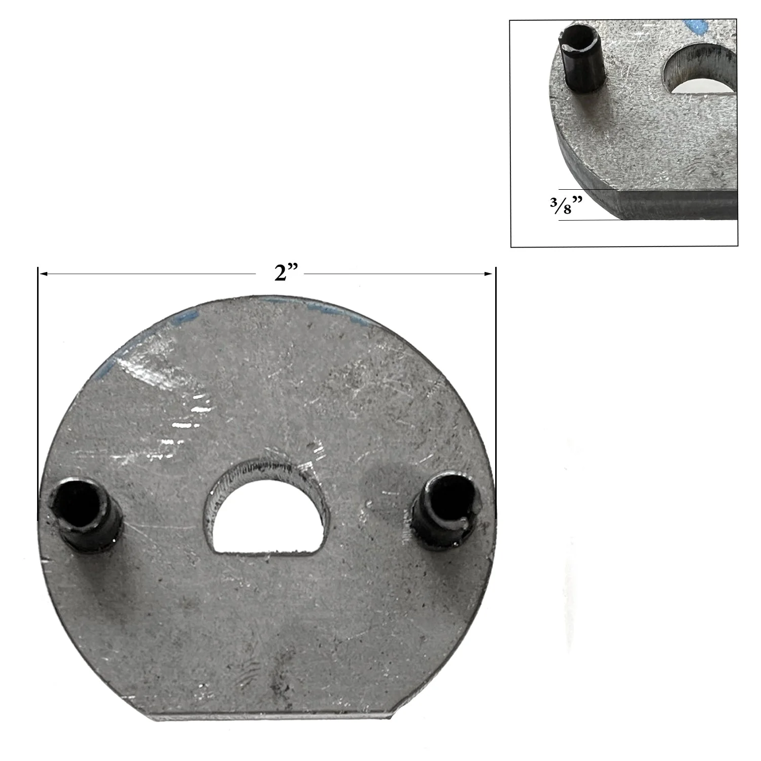 Country Flame 2" Auger Male Adapter Assembly: HR-0000-931