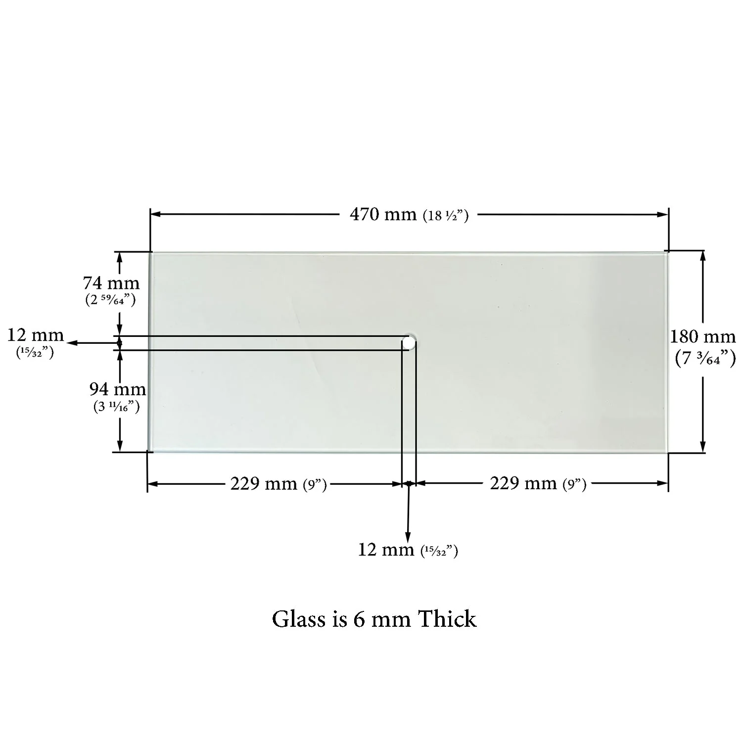 Cuisinart Hood Glass: 9556-600-9556-G - Image 2