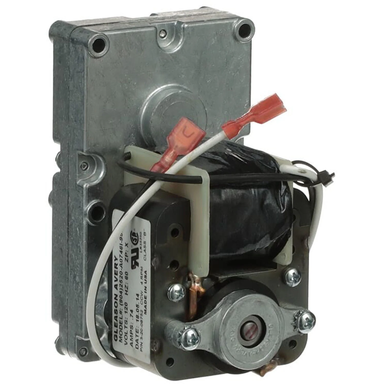 Harman Auger Feed Motor Part By Gleason Avery (4RPM CCW): 3-20-08752-AMP - Image 4