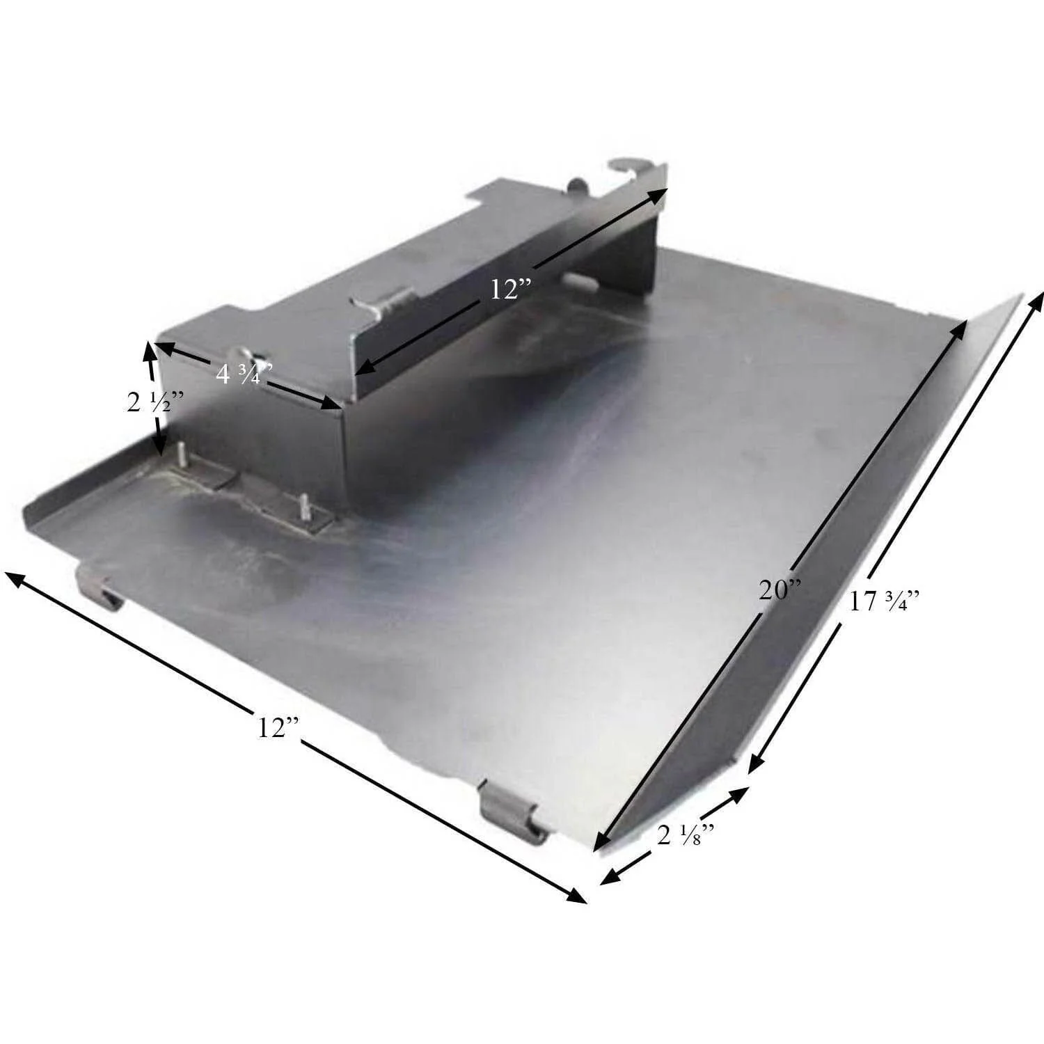 Harman PF100 & PF120 Heat Exchanger Baffle Top: 1-00-73418 - Image 2