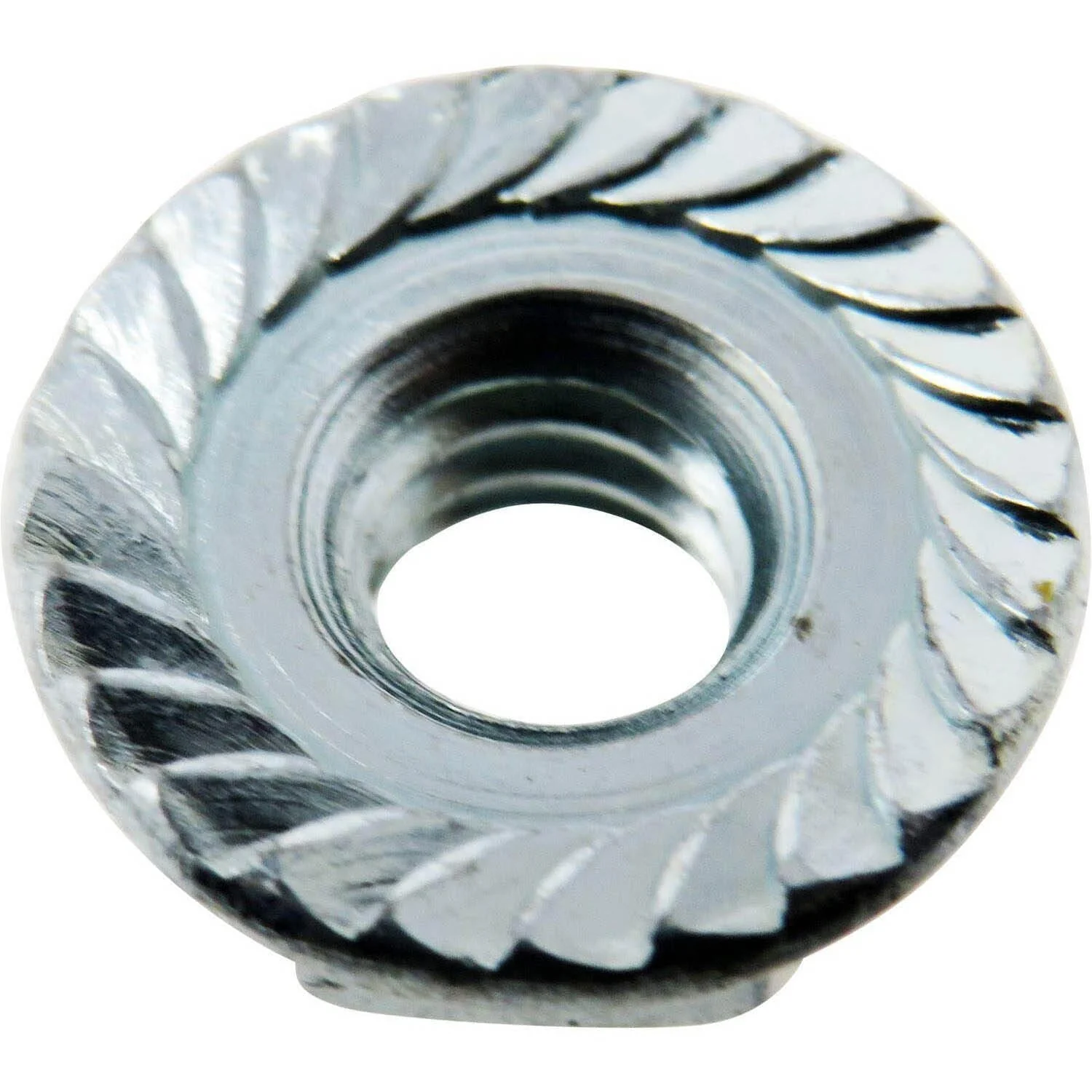 Harman Zinc Plated Serrated Flange Lock Nut: 3-30-8024 - Image 2