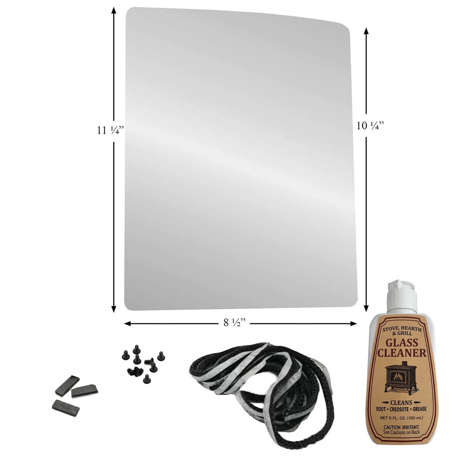 Hearthstone Bennington 8350 Right Glass Kit: 93-58507-AMP