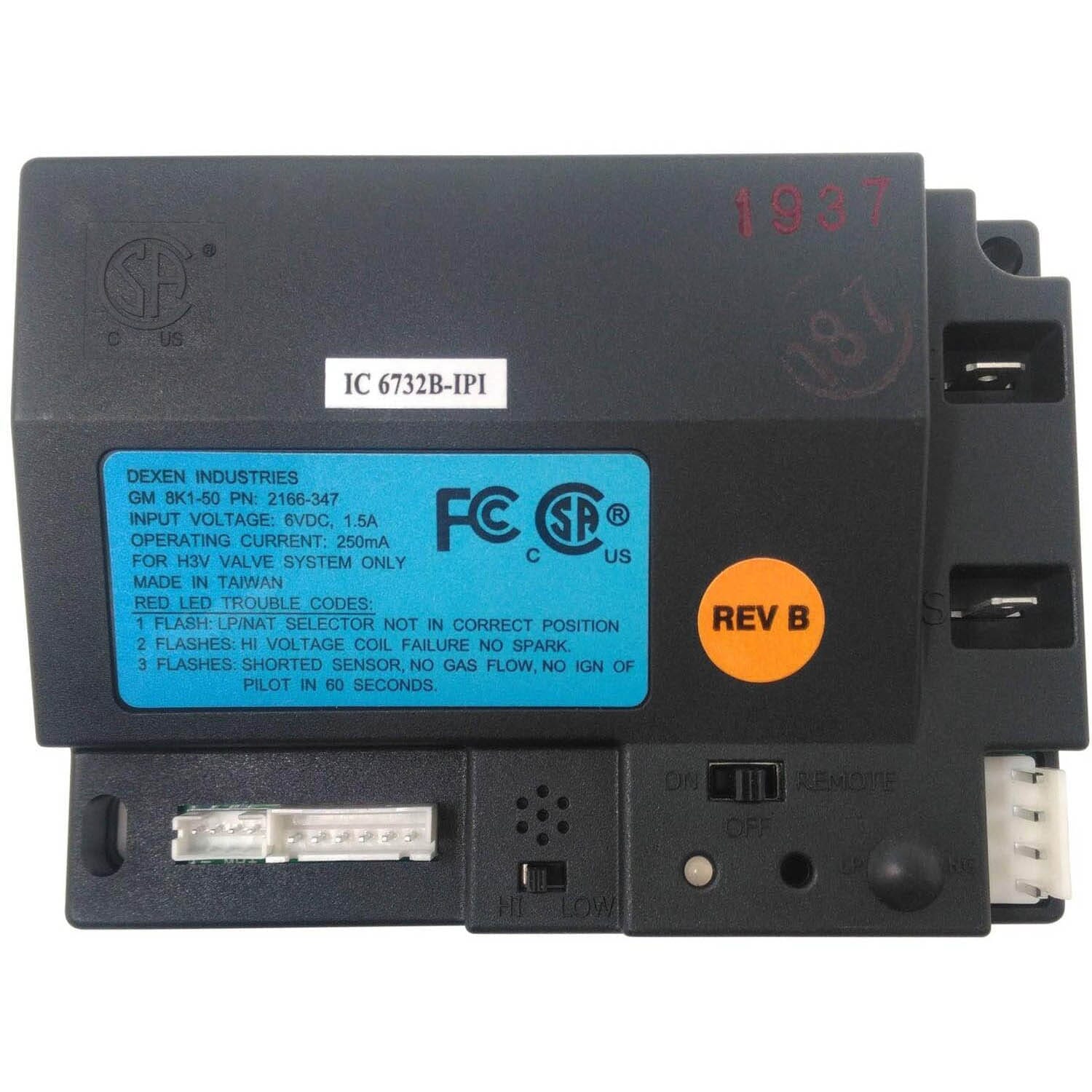 Heat N Glo IPI Control Module (NG / LP): 2166-347