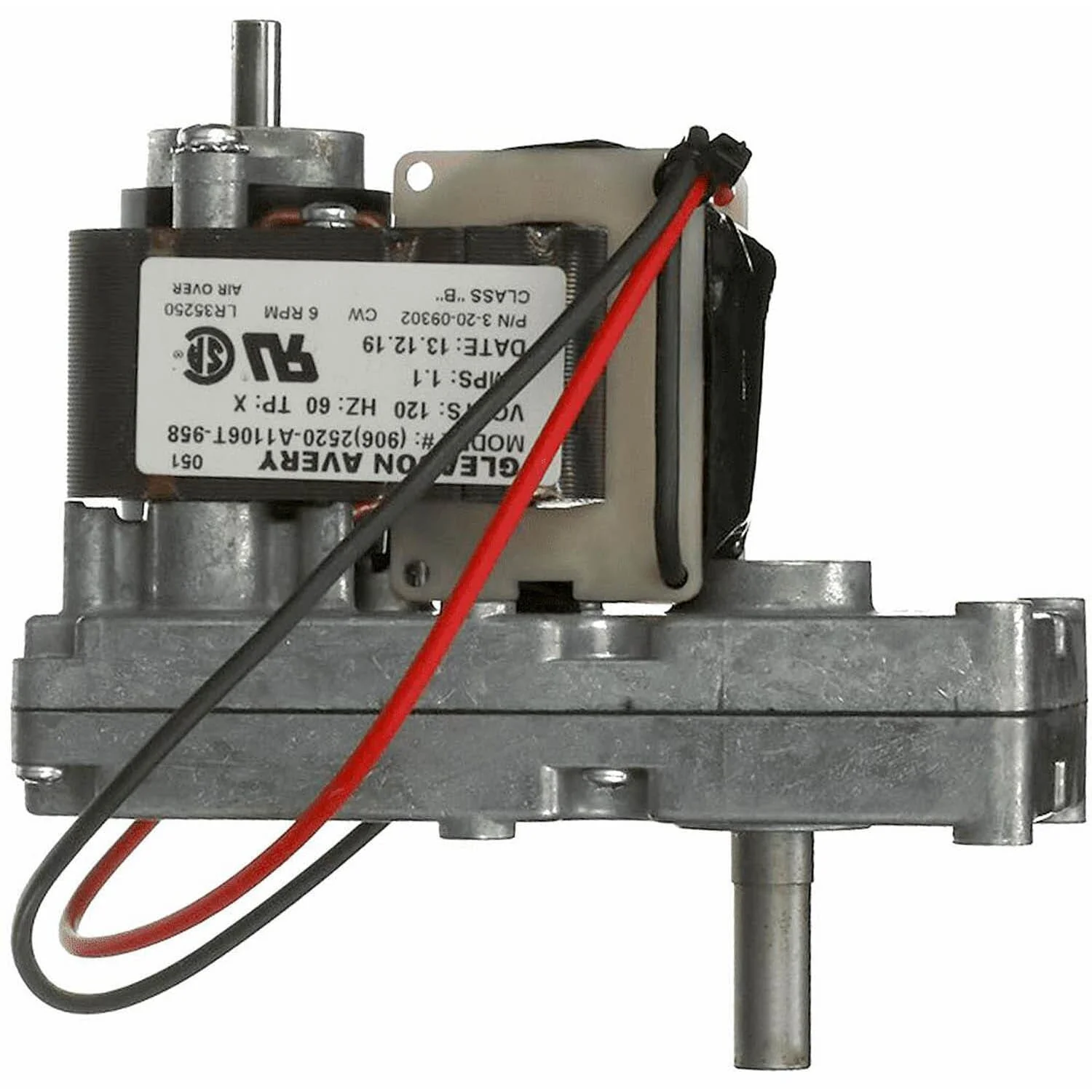 Heatilator Eco Choice 6RPM Clockwise (CW) Auger Feed Motor: 3-20-09302-OEM