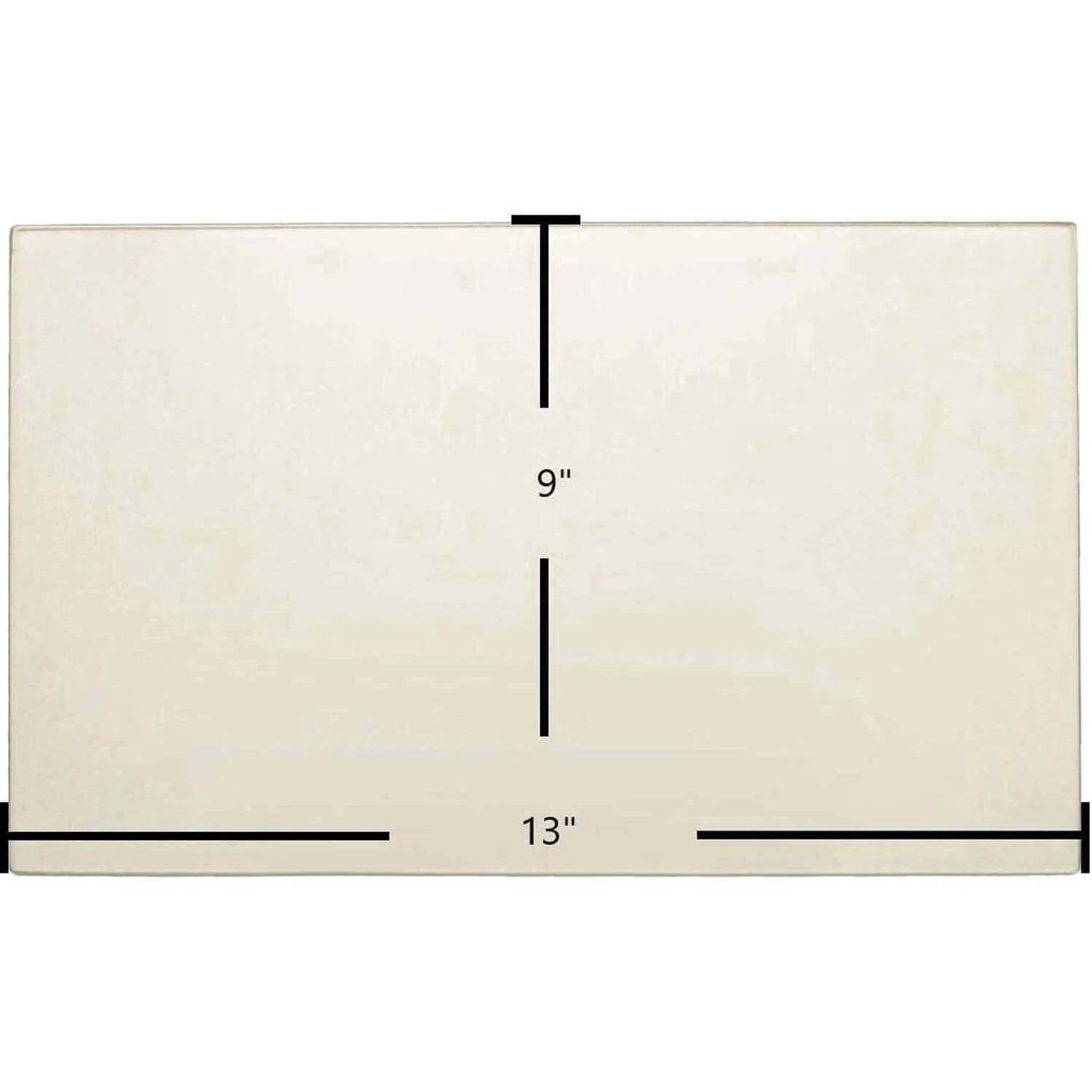 Hudson River Pellet Stove Front Glass (13" × 9"): EF-061-AMP
