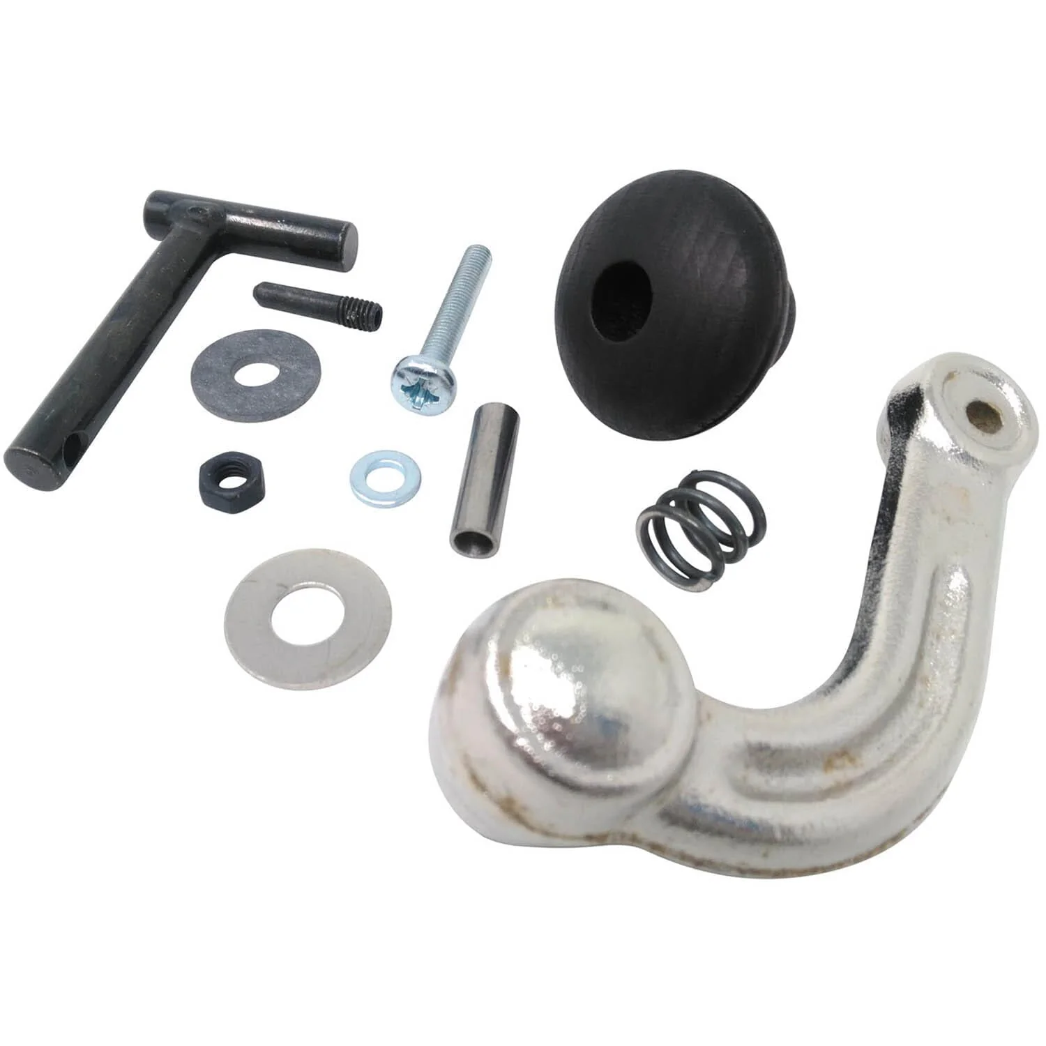 Jotul F400 Castine & F3 CB Nickel Door Handle Kit: 153701-AMP - Image 2