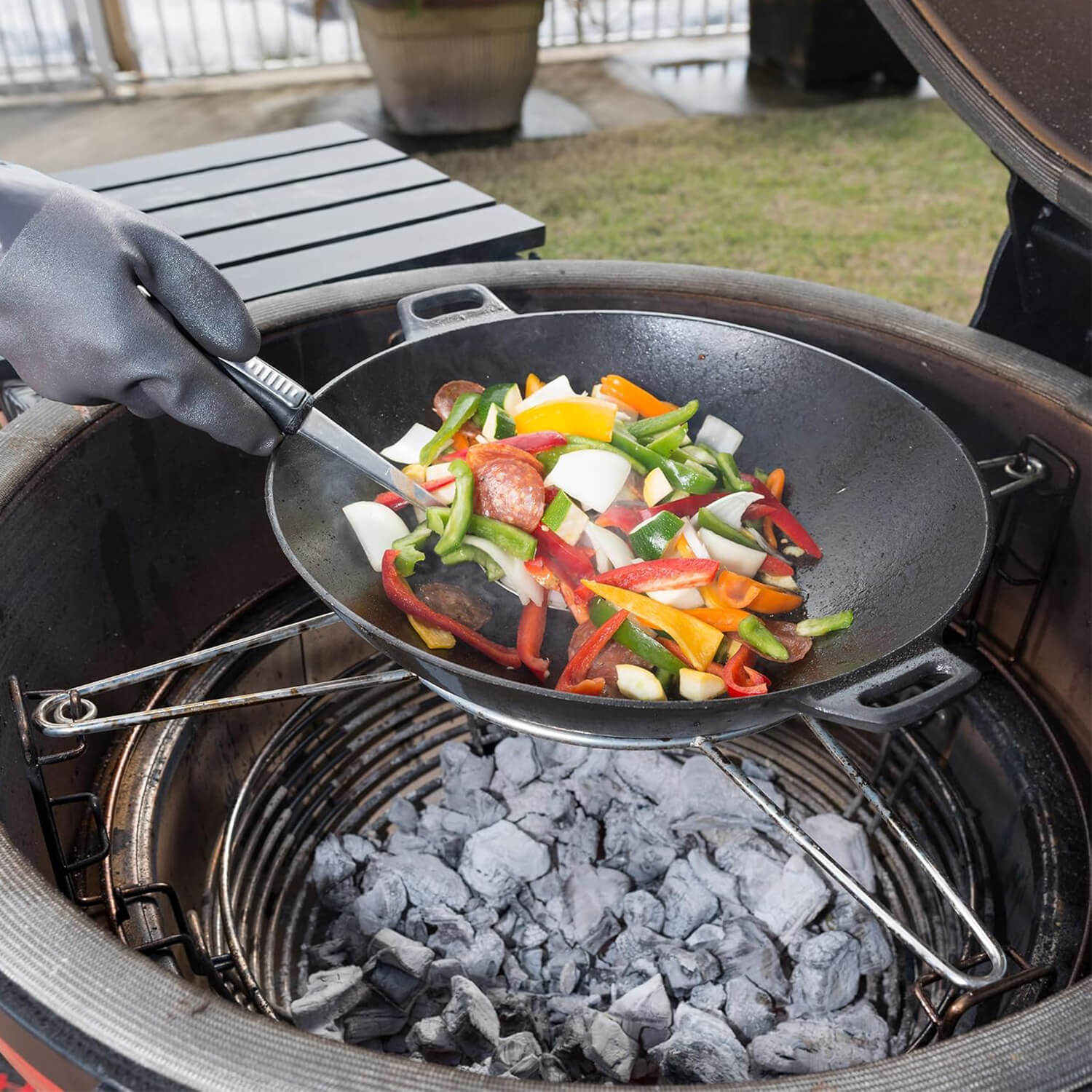 Kamado Joe Big Joe Grill Accessory Rack: BJ-XR - Image 5
