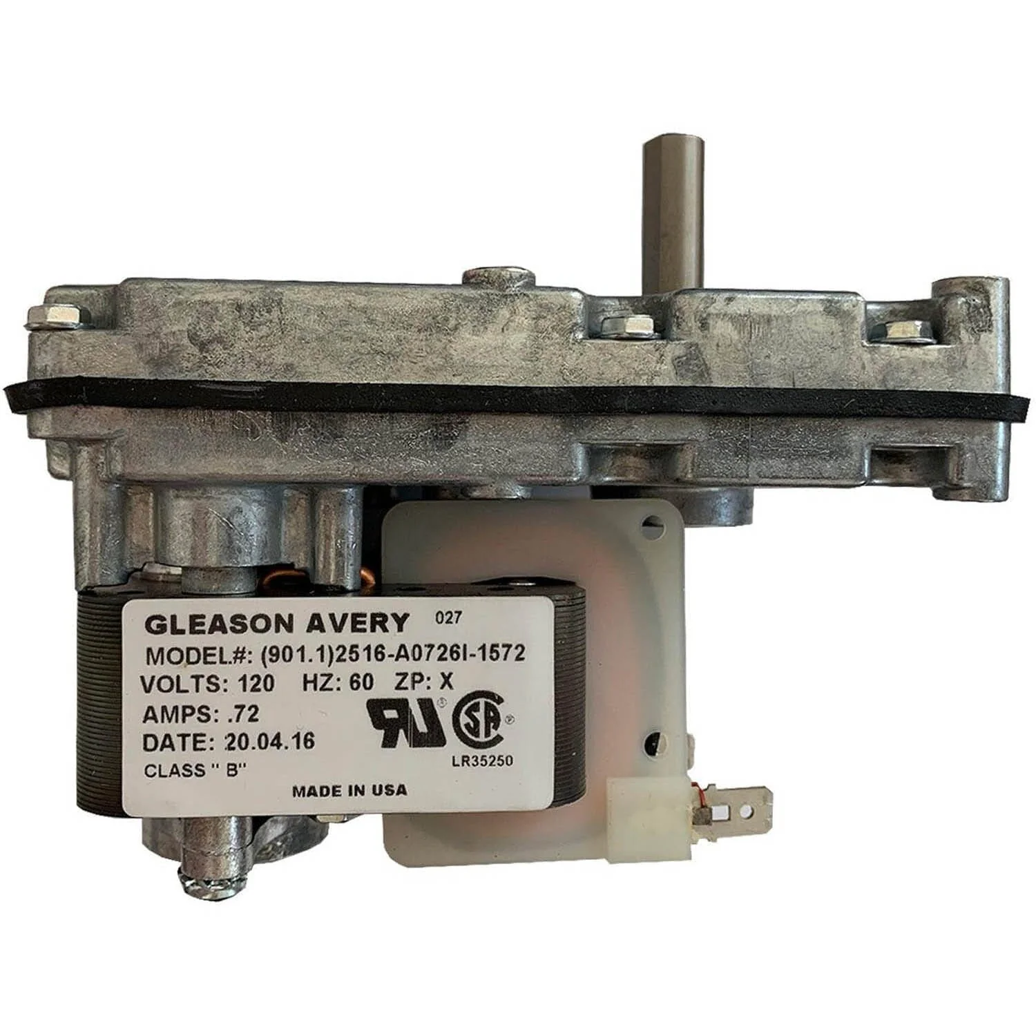 Kozi MTR12001 Auger Motor Made In USA By Gleason Avery: MTR12001-AMP