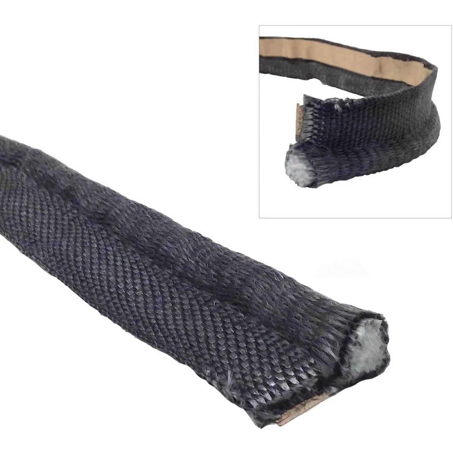 Majestic Medium Knit Tadpole Style Glass Gasket. 3/8" x 1" Wide By 10' Length: 1203702K