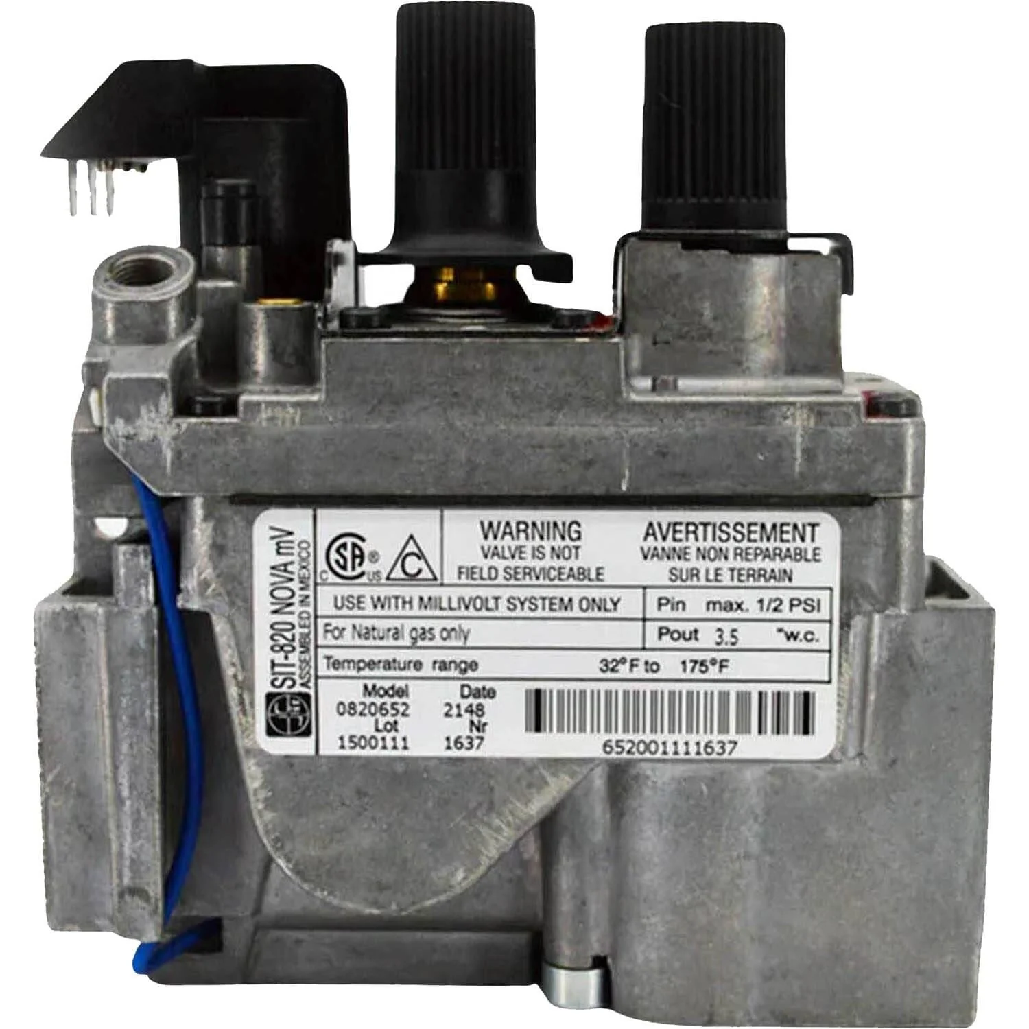 Monessen SIT Valve (NG): 230-0710-AMP - Image 2
