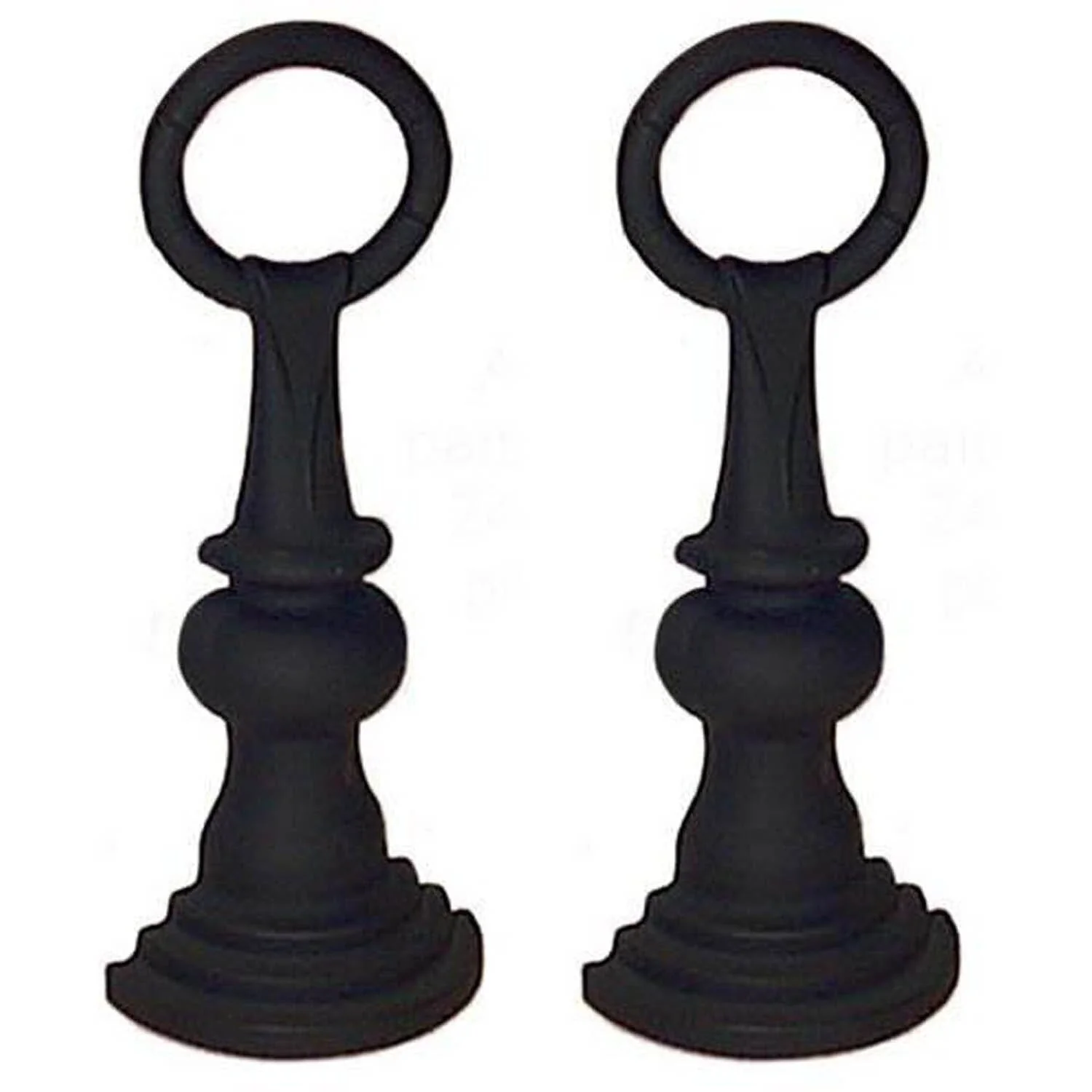 Napoleon Andirons In Cast Iron Black: ANI-K