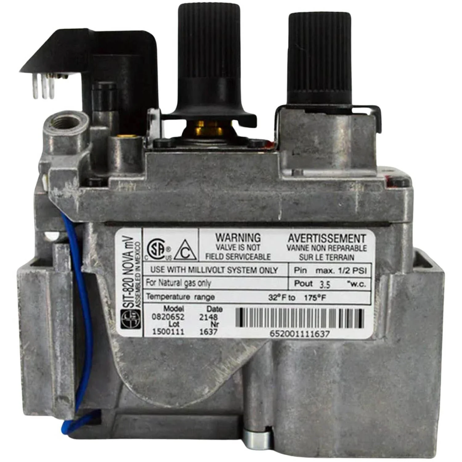 Napoleon SIT Nova Valve (NG): W725-0025-AMP - Image 2