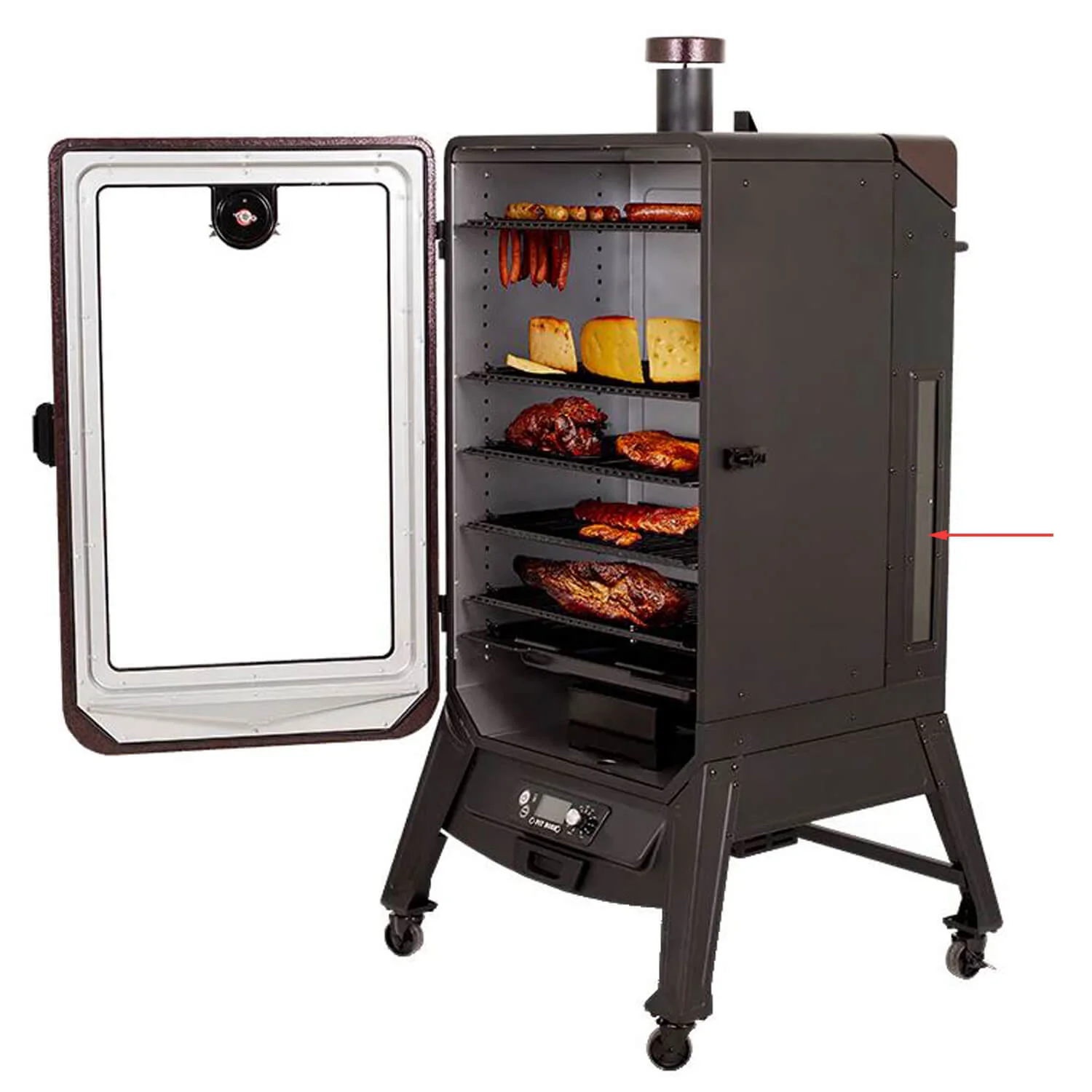 Pit Boss Vertical Smoker Hopper Glass and Gasket (PBV357P1-35) 32315 - Image 4
