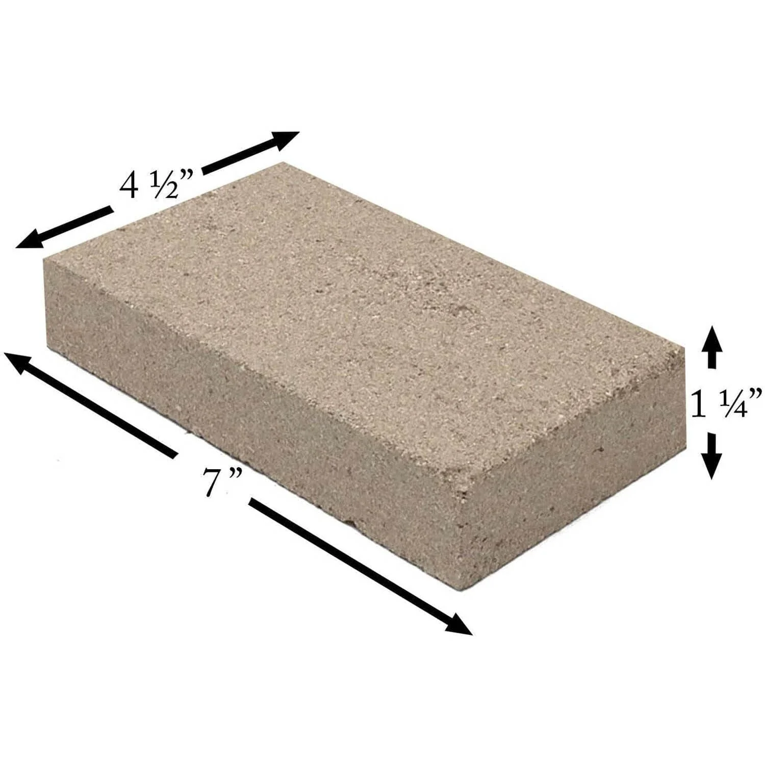 Quadra-Fire Pumice Firebrick (7" x 4.5" x 1.25”): SRV7128-011