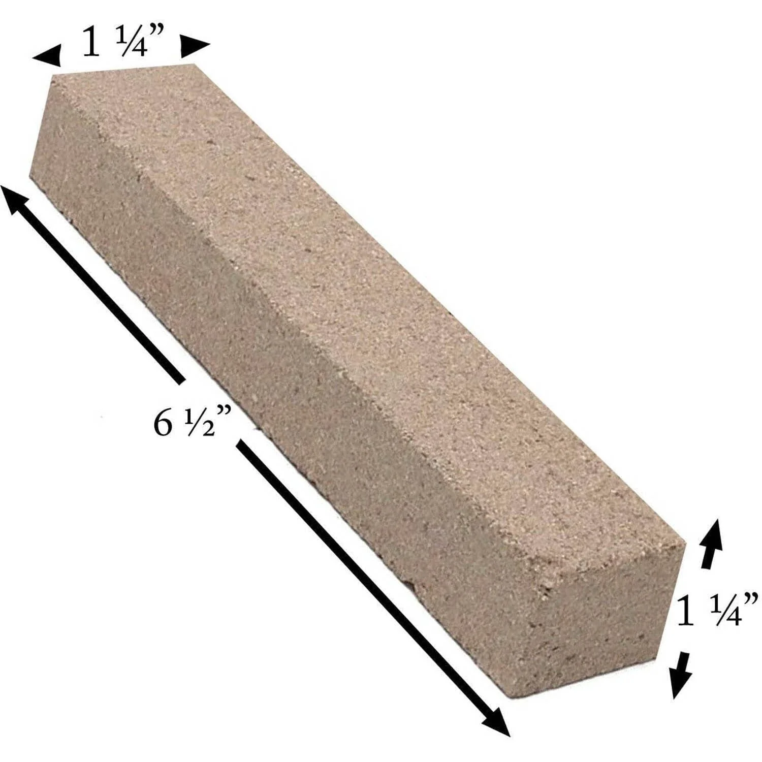 Pumice Firebrick (6.5" x 1.25" x 1.25”): PUMICE-BRICK-71