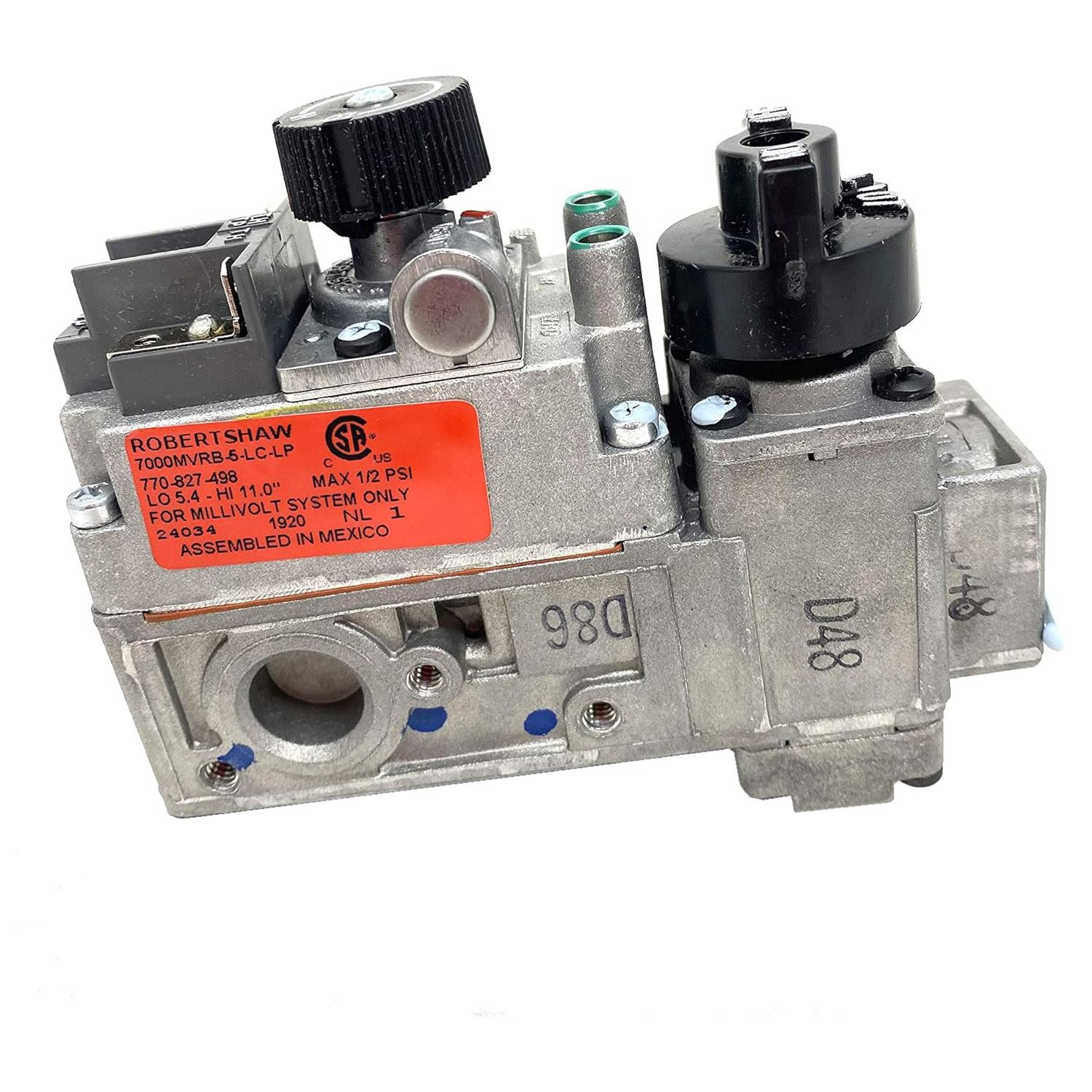 Heatilator Gas Fireplace Robert Shaw Valve - LP: SRV24034