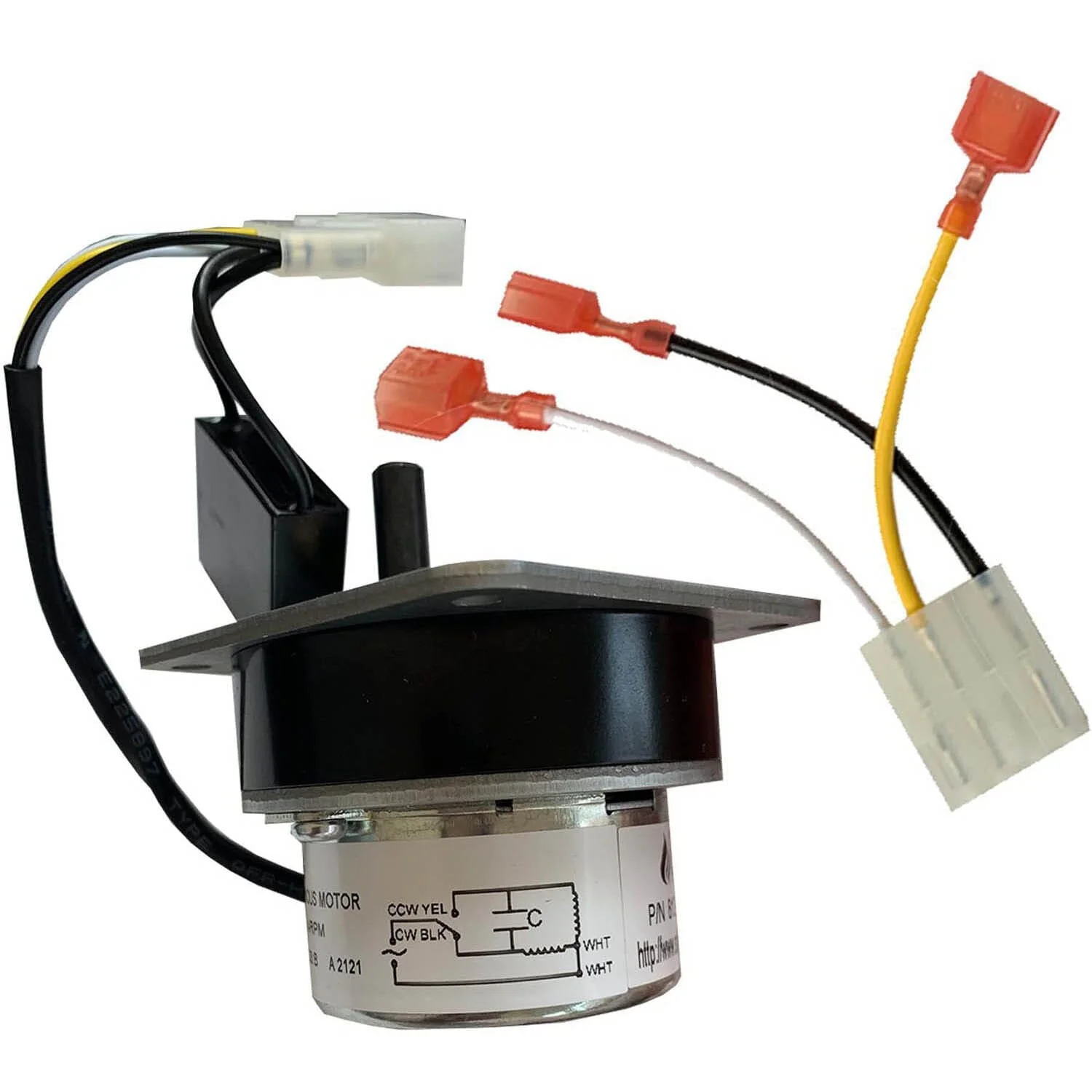 Quadra-Fire Auger Feed Motor without Bracket (2.4 RPM): 812-4421-AMP - Image 4