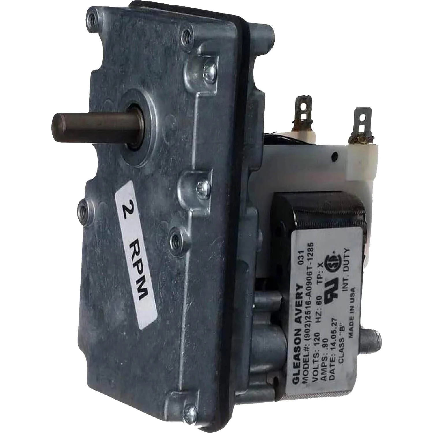 Ravelli Auger Motor Made In The USA By Gleason Avery (2RPM): 55211-AMP - Image 3