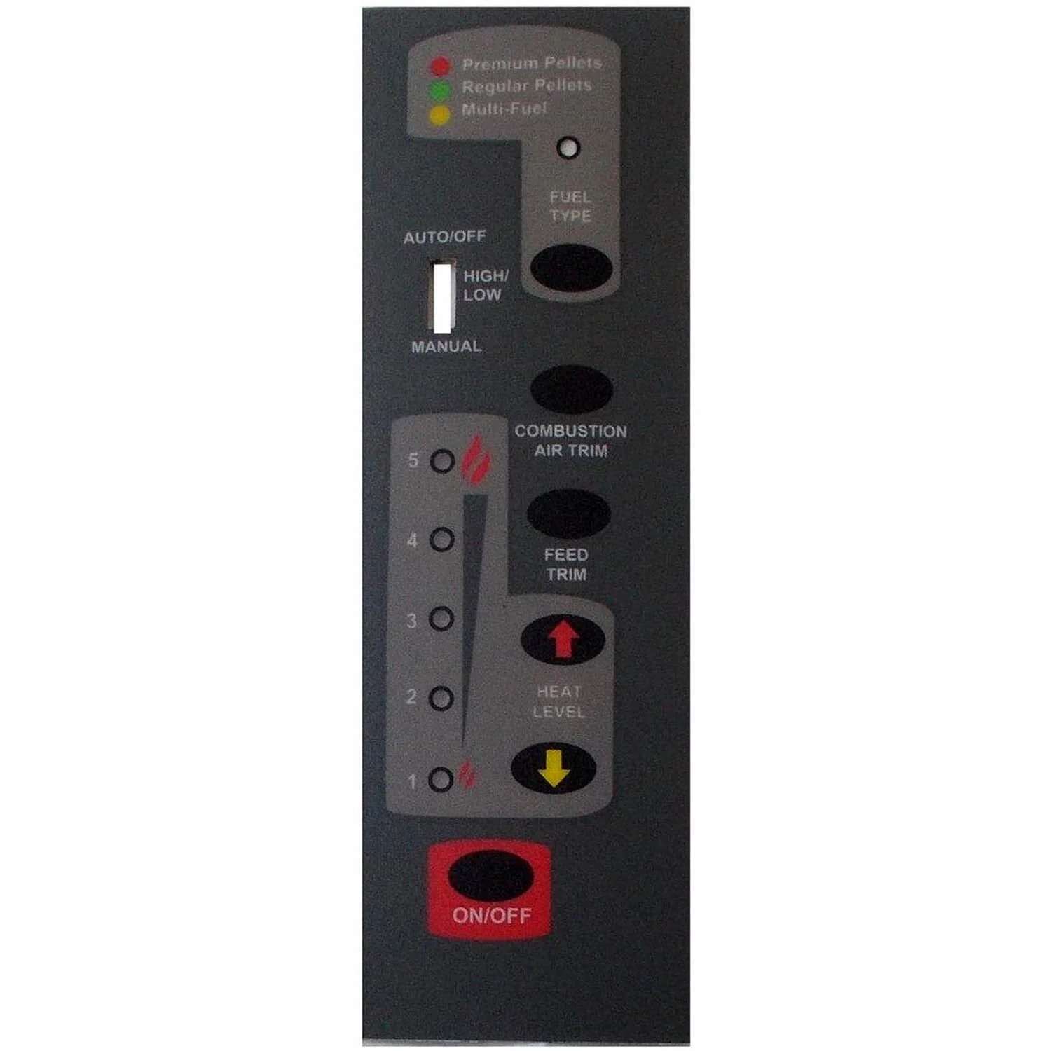 Regency Control Panel Decal (Panel Sold Separately): GCI60-016