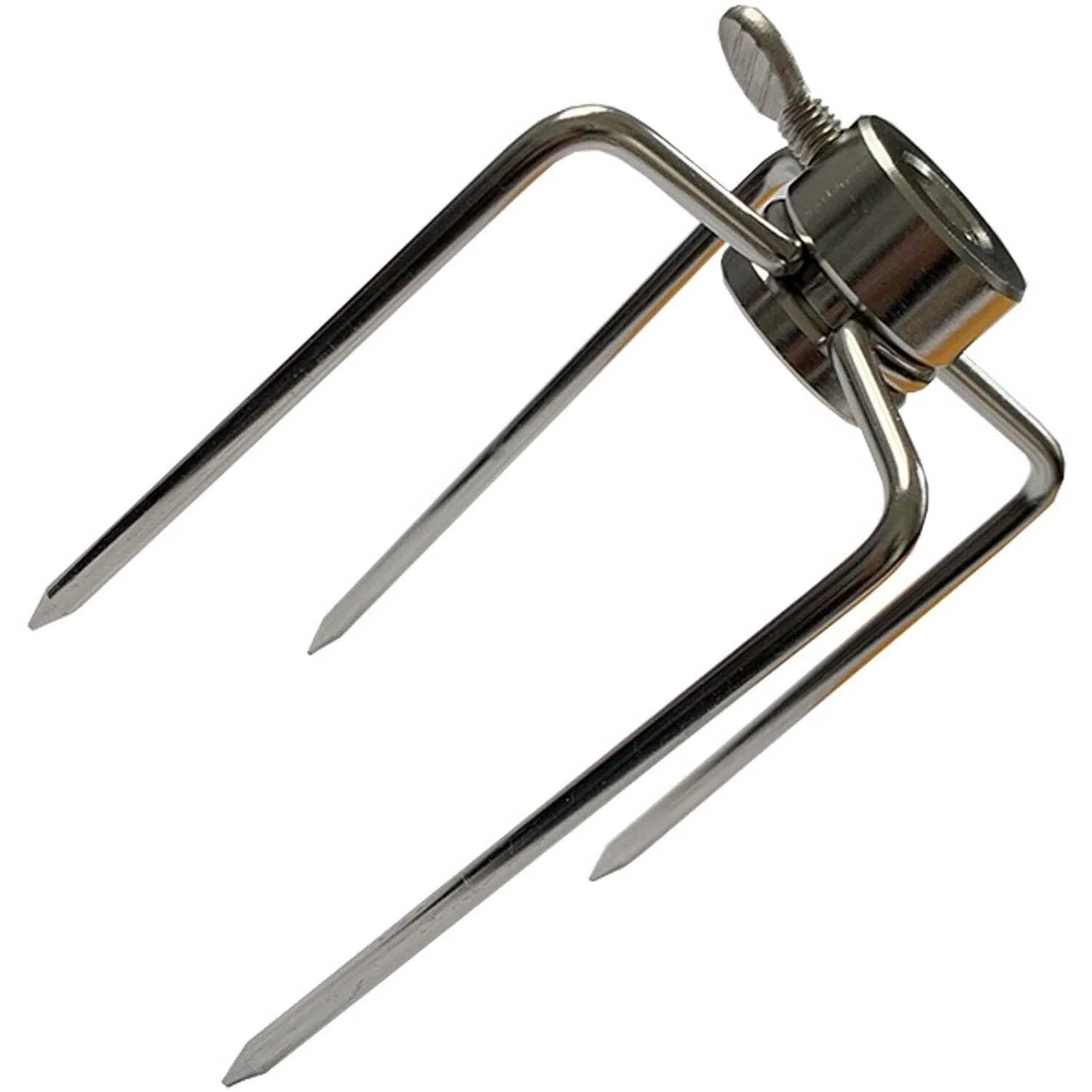 Set of 2 Rotisserie Forks. Fits 5/16 Inch Square Spit Rods - Image 4