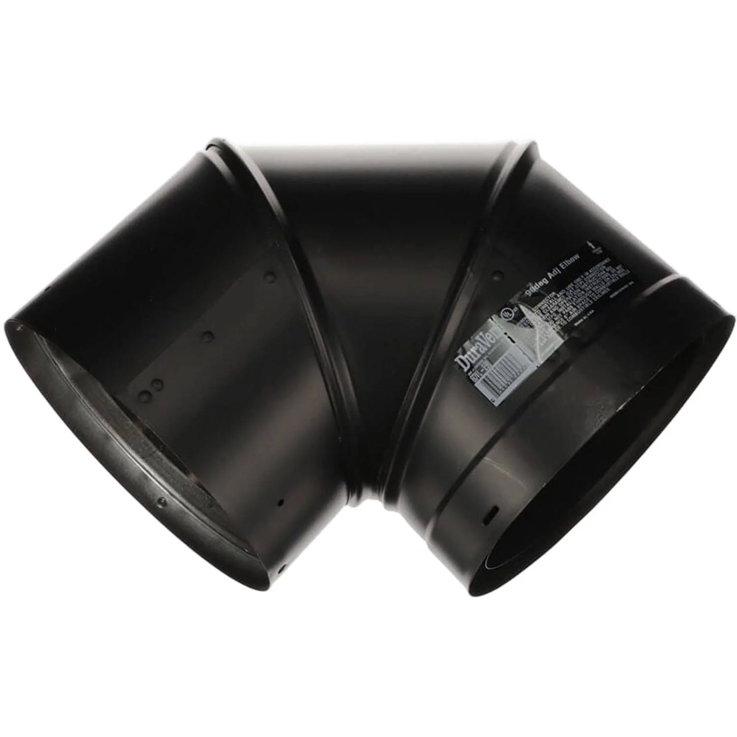 Simpson 6" Double Wall Black Elbow 90 Degree Elbow: 6DVL-E90 - Image 4