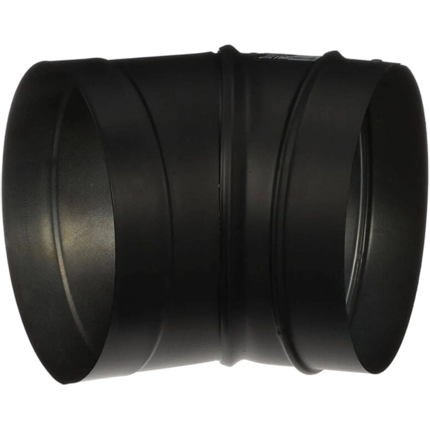 Simpson DuraBlack 6" Single Wall Black E45 Elbow: 6DBK-E45 - Image 4