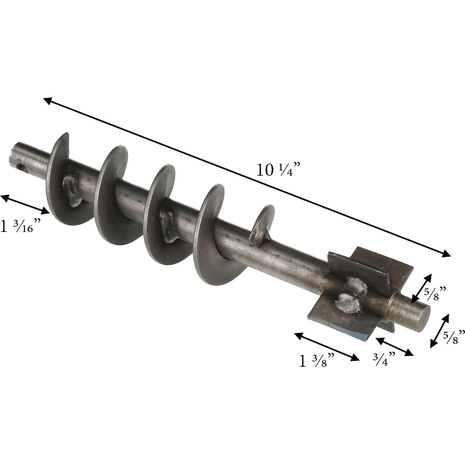 St Croix Auger Shaft Weldment: 80P53331-R-AMP
