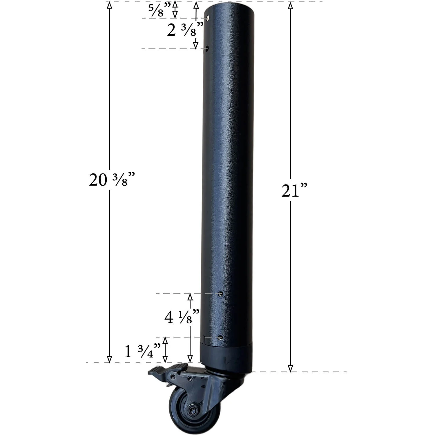 Traeger Ironwood Pellet Grill Leg with Caster - Front Left: KIT0708 - Image 2