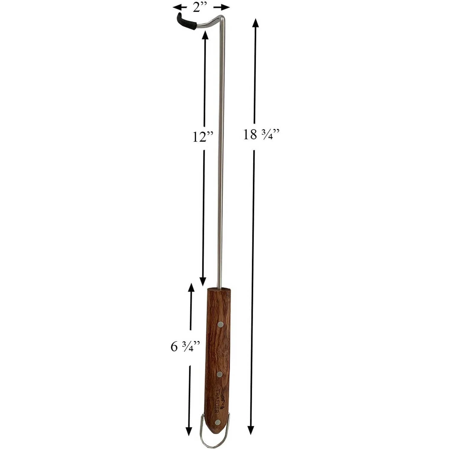Traeger Stainless Steel BBQ Pig Tail Flipper, BAC423 - Image 2