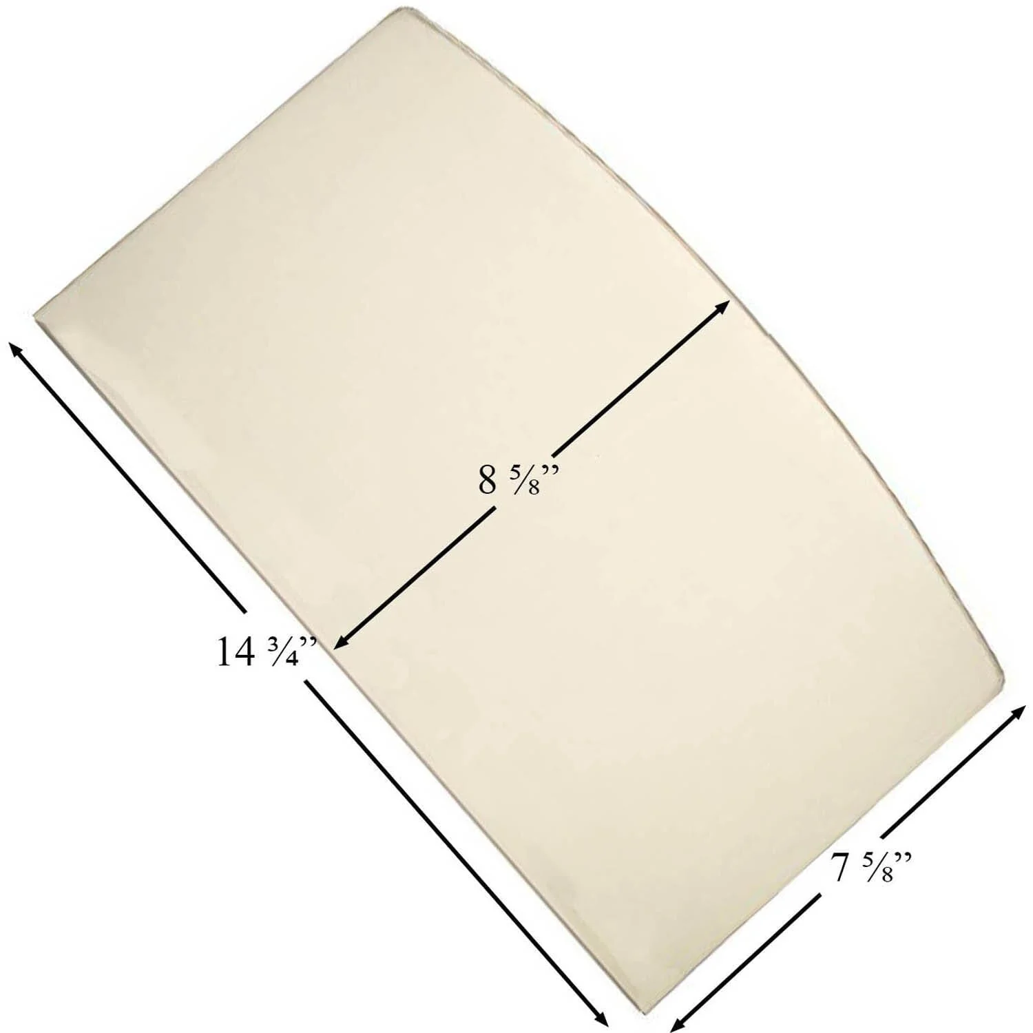 US Stove 5520 Door Glass: 891979-OEM - Image 2