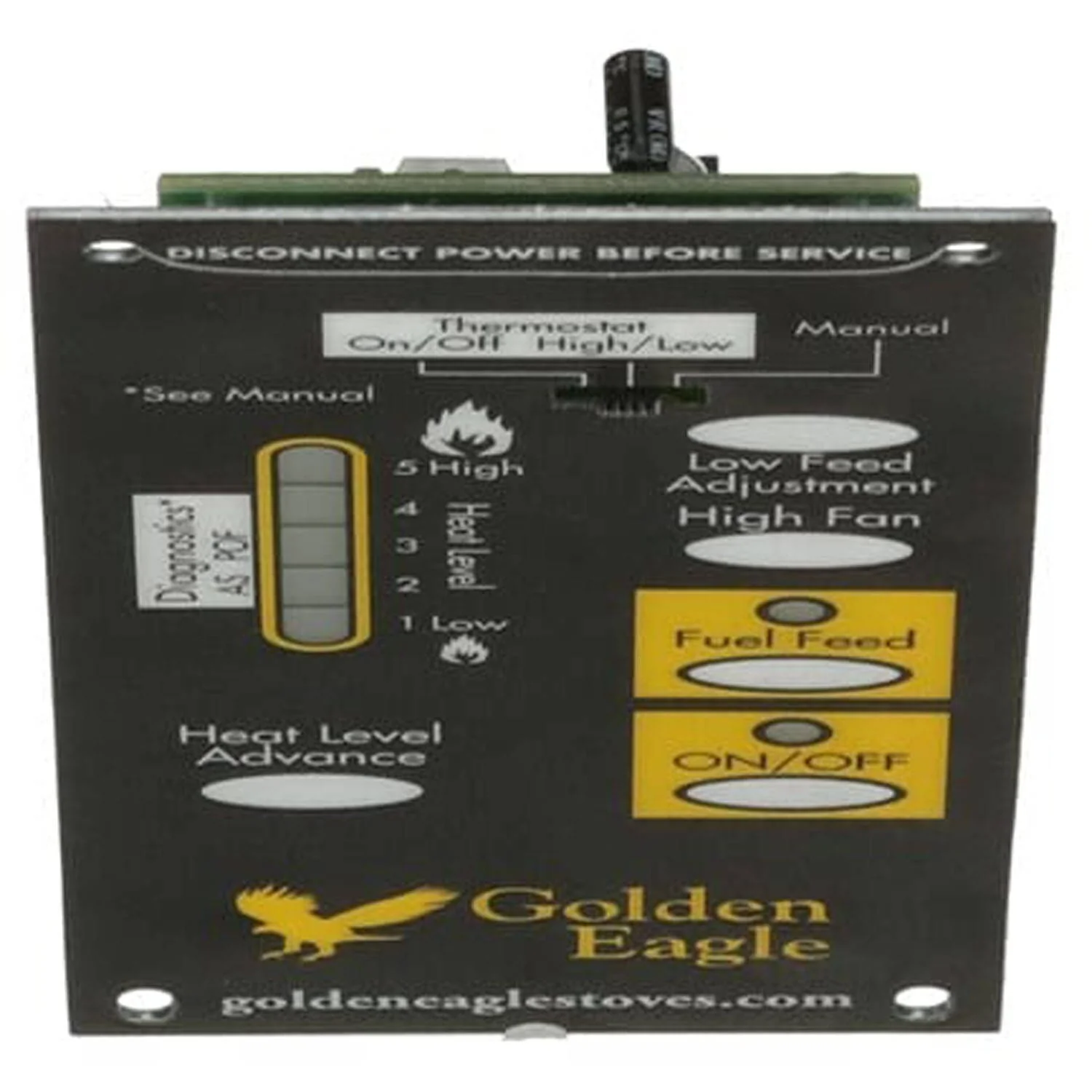US Stove Golden Eagle 5520 Control Board: A-E-401GE - Image 5