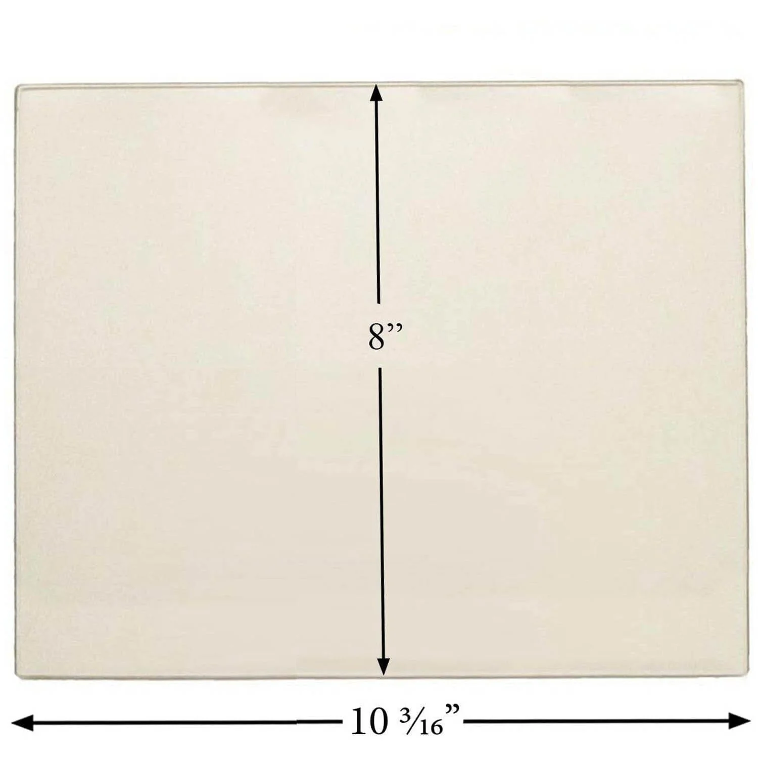 US Stove 5824 Door Glass (10 3/16" x 8"): 88140-AMP