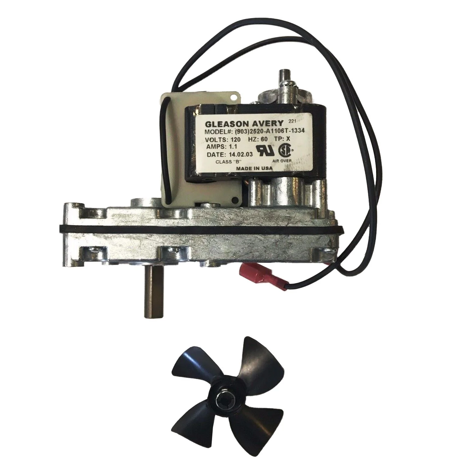 Vista Flame Pellet Stove 3RPM Auger Motor: 50-2851