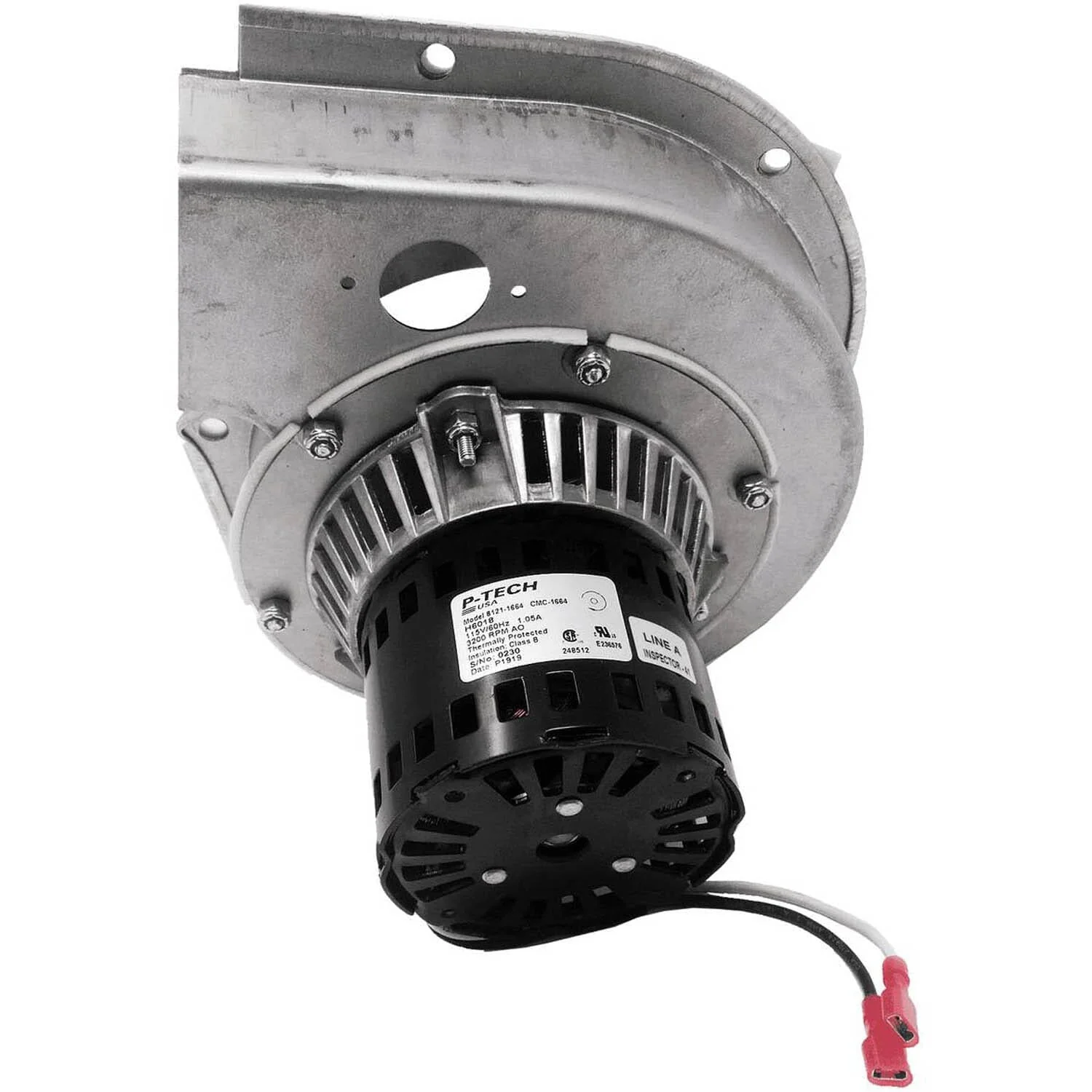 Lennox Winslow PI40 Combustion Blower: H6019-AMP - Image 2